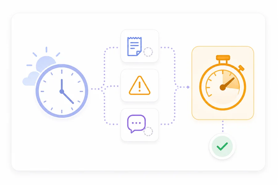 Morning Chase Cost Calculator symbolic visual