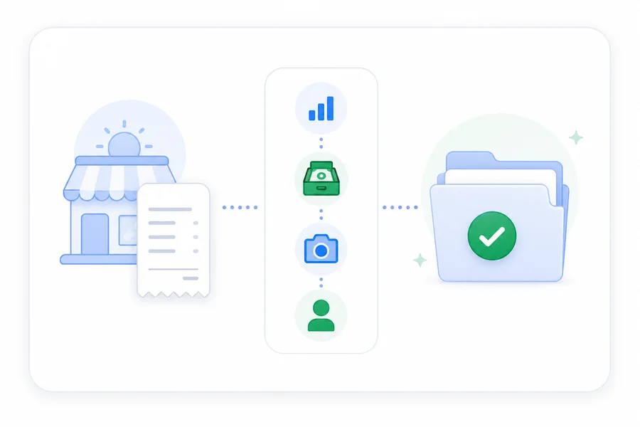 Daily Closeout Checklist for Easy-to-Check Records symbolic visual